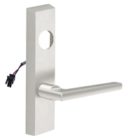 SARGENT LC-776-8-ETMD-24V-US15 electrified ET trim lever, satin nickel, rectangular escutcheon, less cylinder