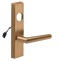 SARGENT LC-776-8-ETMI-12V US10 electrified ET trim with MI lever, satin bronze rectangular escutcheon