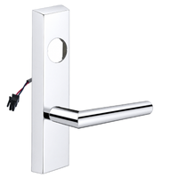 SARGENT LC-776-8-ETMI-12V-US26 electrified ET trim lever, polished chrome, rectangular escutcheon, less cylinder