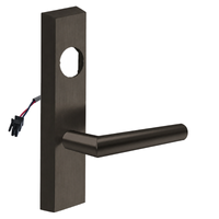 SARGENT LC-776-8-ETMI-24V-US10B electrified ET trim lever, dark bronze finish, rectangular escutcheon