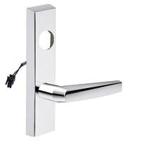 SARGENT LC-776-8-ETMJ-12V-US26 electrified ET trim with MJ lever, polished chrome escutcheon and wire lead