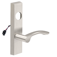 SARGENT LC-776-8-ETMV-12V-US15 electrified ET trim lever, satin nickel, rectangular escutcheon, less cylinder