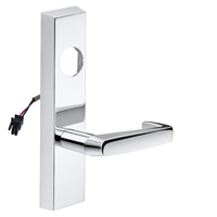 SARGENT LC-776-8-ETNJ-24V-US26 electrified ET trim with NJ lever, polished chrome escutcheon, less cylinder