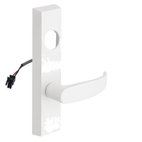 SARGENT LC-776-8-ETP-12V WSP electrified ET trim lever, white suede powder coat, less cylinder