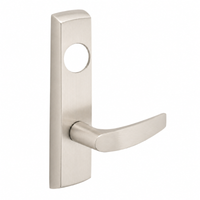 SARGENT LC-P704-NEB-US15 narrow stile exit device lever trim, satin nickel plate with B lever, less cylinder