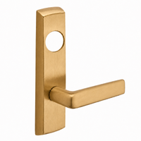 SARGENT LC-P704-NEE-US10 narrow stile exit device lever trim, satin bronze, E lever with cylinder hole