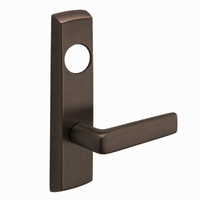 SARGENT LC-P704-NEE-US10BL narrow stile exit device lever trim, E lever, oil-rubbed bronze plate with cylinder hole