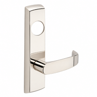 SARGENT LC-P704-NEL-US14 narrow stile exit device lever trim, polished nickel finish, L lever, less cylinder