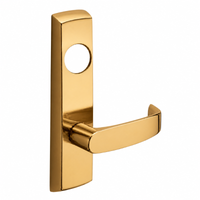SARGENT LC-P704-NEL-US9 narrow stile exit device lever trim, bright bronze finish, L lever, less cylinder
