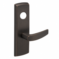 SARGENT LC-P704-WEB wide stile exit device lever trim, B lever, US10BE dark bronze, less cylinder