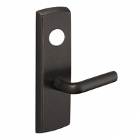 SARGENT LC-P704-WEW-US10BE wide stile exit device lever trim, dark bronze plate with W lever and cylinder hole