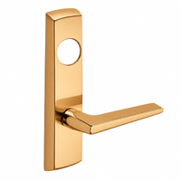 SARGENT LC-P706-8-NEF-US9 narrow stile exit device lever trim, polished bronze, F lever with cylinder hole