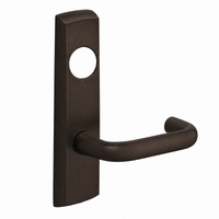 SARGENT LC-P706-8-NEJ-US10BE narrow stile exit device lever trim, dark bronze J lever, less cylinder