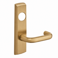 SARGENT LC-P706-8-NEJ-US10 narrow stile exit device lever trim, satin bronze, J lever escutcheon less cylinder
