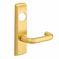 SARGENT LC-P706-8-NEJ-US4 narrow stile exit device lever trim, satin brass plate with J lever, less cylinder