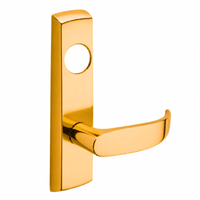 SARGENT LC-P706-8-NEP-US9 narrow stile exit device lever trim, polished bronze, P lever, less cylinder
