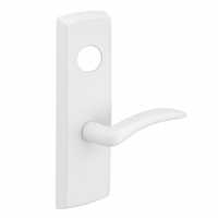SARGENT LC-P706-8-WEA-WSP wide stile exit device lever trim, white suede powder coat, curved A lever