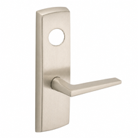 SARGENT LC-P706-8-WEF-US15 wide stile exit device lever trim, satin nickel plate with straight F lever