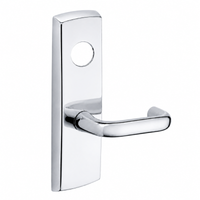 SARGENT LC-P706-8-WEJ-US26 wide stile exit device lever trim, polished chrome plate with J lever