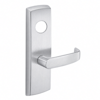 SARGENT LC-P706-8-WEL-US26D wide stile exit device lever trim, satin chrome plate with L lever, less cylinder