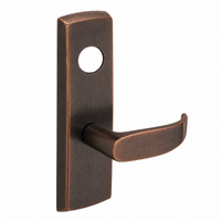 SARGENT LC-P706-8-WEP-US10BL wide stile exit device P lever trim, dark bronze plate with cylinder hole