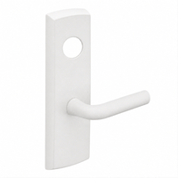 SARGENT LC-P706-8-WEW-WSP wide stile exit device lever trim, white W lever escutcheon, less cylinder