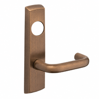 SARGENT LC-P713-8-NEJ-US10BL narrow stile exit device lever trim, J lever, dark bronze finish, less cylinder