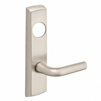 SARGENT LC-P713-8-NEW US15 narrow stile exit device lever trim, satin nickel, W lever with round cylinder hole