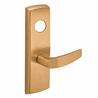SARGENT LC-P713-8-WEB-US10 wide stile exit device lever trim, satin bronze, B lever with cylinder hole