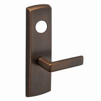 SARGENT LC-P713-8-WEE wide stile exit device lever trim, US10BL dark bronze, rectangular escutcheon