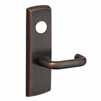 SARGENT LC-P713-8-WEJ-US10BL wide stile exit device lever trim, J lever, dark bronze plate less cylinder