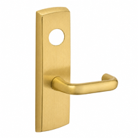 SARGENT LC-P713-8-WEJ-US4 wide stile exit device J lever trim in satin brass, less cylinder