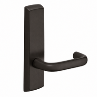 SARGENT P715-8-NEJ narrow stile exit device lever trim, J lever, oil-rubbed bronze US10B backplate