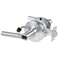 Schlage ND80BD-BRW-RX storeroom cylindrical lock, Broadway lever, 626 satin chrome, SFIC less core
