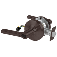Schlage ND80BD-LAT-613 RX storeroom cylindrical lock, dark bronze Latitude lever with latch and REX wiring