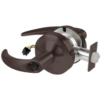 Schlage ND80BD-OME-RX 613 dark bronze storeroom cylindrical lockset with Omega lever and request-to-exit