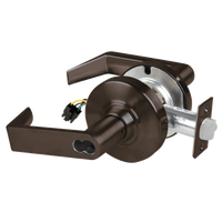 Schlage ND80JD-EL-RHO electrified storeroom cylindrical lock, Rhodes lever, oil-rubbed bronze 613