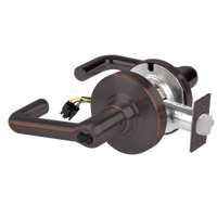 Schlage ND80JD-EU-TLR-643E electrified storeroom cylindrical lock, dark bronze tubular lever, less core