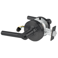 Schlage ND80PD-EL-BRW 622 electrified storeroom lock, black Broadway lever cylindrical lockset