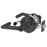Schlage ND80PD-EU-BRK 622 electrified storeroom lock, black Boardwalk lever cylindrical lockset