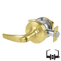 Schlage ALX40-ATH Privacy Cylindrical Lock, Athens Lever, Non-Keyed