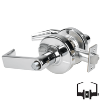 Schlage ALX40-RHO Privacy Cylindrical Lock, Rhodes Lever, Non-Keyed
