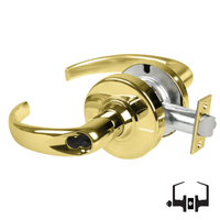 Schlage ALX80B-SPA Storeroom Cylindrical Lock, Sparta Lever, SFIC Less Core