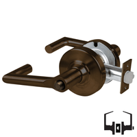 Schlage ND40S-BRK Cylindrical Privacy Lockset, Boardwalk Lever, Non-Keyed, Grade 1