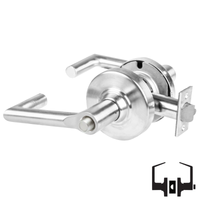 Schlage ND40S-BRK Cylindrical Privacy Lockset, Boardwalk Lever, Non-Keyed, Grade 1
