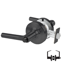 Schlage ND40S-BRW Cylindrical Privacy Lockset, Broadway Lever, Non-Keyed, Grade 1