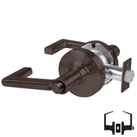 Schlage ND40S-LON Cylindrical Privacy Lockset, Longitude Lever, Non-Keyed, Grade 1