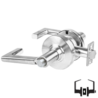 Schlage ND40S-LON Cylindrical Privacy Lockset, Longitude Lever, Non-Keyed, Grade 1