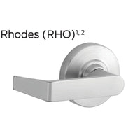 Schlage ND80-PD-EU-RHO-RX Cylindrical ELectrified Storeroom Lock, Rhodes Lever, Fail Secure, Request to Exit, Schlage C Keyway Keyed Random