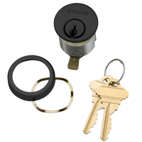 Schlage 20-001 C 114 622 Mortise Cylinder, 6-pin, 1-1/4 In, C Keyway, Keyed Different